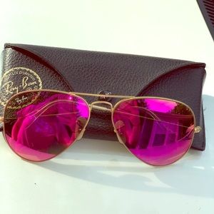 Ray-Ban RB3025 Mirrored Flash Lens Aviators